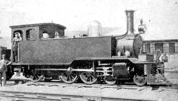 PPR 35 Tonner 4-6-0T Portuguese gőzmozdony kép